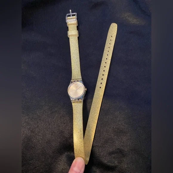 Vintage Swatch Original LADY GOLDEN GLISTAR - Picture 3 of 3
